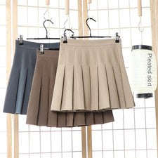 Faldas Verano 2024 Mujer Skort Moda Coreana Blanco Faldas Plisadas Para Mujer L