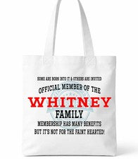 Bolso de Mano Whitney Clan Family Shopper Regalo Reunión Personalizado