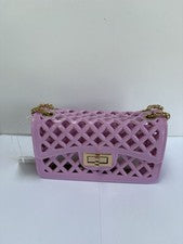 Bolso de hombro convertible bandolera pequeño de gelatina de PVC prímula de moda para mujer