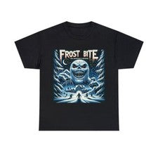 Camiseta Adulto Estilo Retro Terror Fiesta de Navidad Horror Muñeco de Nieve Espeluznante Feo Raro