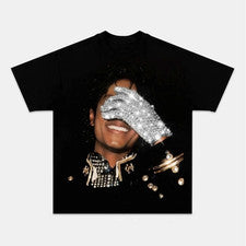 Camisa Michael Jackson Vintage Rey del Pop Gráfica Camiseta Retro Estilo Años 80