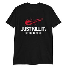 Camiseta Gothic Just Kill It Unisex Terror, Mal, Cuchillo, Nike, Death, Punk, Rock