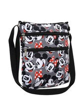 Bolso Bandolera Mickey & Minnie Mouse Pasaporte Caras Viaje Para Mujer Disney