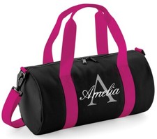 Bolsa de Baile Inicial Barril Personalizada Niñas Niños Escuela Gimnasia Ballet Gimnasio