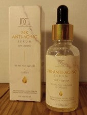 Suero antienvejecimiento 24k Gold & Colhgen Lift + Revive 99,99 % PURO 1 FL oz CADUCIDAD 11/24