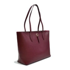 Cartera para mujer Kate Spade New York Adel pequeña madera de cerezo doble asa nueva