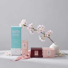 Set de cuidado de la piel con colágeno placenta 4 en 1 crema facial cuerpo ampolla set de regalo