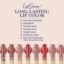 SeneGence LipSense & Gloss Líquido de Larga Duración Vegano Colores de Labios y Cuidado