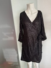 Vestido envolvente lentejuelas talla 38 M de L Love