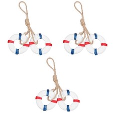 Juego de 3 Decoración de Pared para Hogar Decoración Colgante Mediterránea Tema Playa