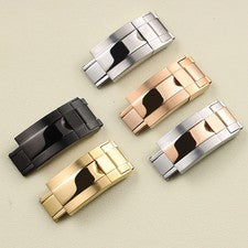 9x16mm Cubierta Corta Cierre Desplegable Rolex Sub Daytona GMT Plata Negro Oro Rosa