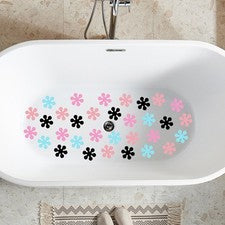 Calcomanías de pelar y flores para decoración del hogar 53,1 x 39,4 pulgadas coloridas extraíbles