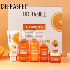 DR RASHEL Vitamina C Iluminador y Antienvejecimiento Cuidado de la Piel SET 5 en 1 Con Caja ~ NUEVO