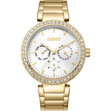 Reloj DKNY DK1L044M0055 Mujer Cuarzo Acero Esfera Plata Nuevo Garantía 2 Años