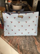 Nuevo Bolso sin asas para mujer Tommy Hilfiger Cupido azul corazón estilo callejero cosmético