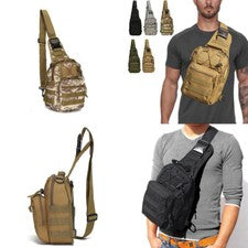Bolso Bandolera Táctico EE. UU. para Hombres Pequeño Militar Rover Mochila de Hombro Paquete de Pecho