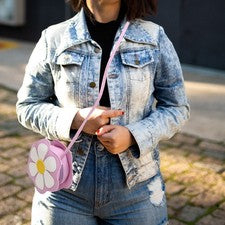 Bolso de hombro cruzado estilo vintage de moda PU para mujer (blanco)