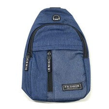 Moda District Azul Bolso Bandolera Para Hombre Correa Ajustable Bandolera Mochila de Viaje