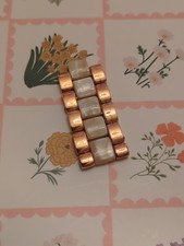 Eslabones de reloj Fossil ES3890 tono oro rosa con detalles marfil