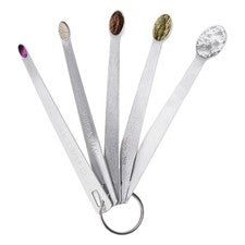Juego de cucharas medidoras preparación de cocina moderno diseño minimalista ayudante de cocina