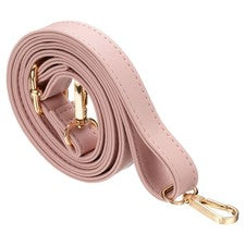 Bandolera de repuesto con correa de cuero, correa ajustable para bolso, rosa oscuro