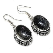 Pendiente de joyería de plata esterlina 925 hecho a mano con piedras...