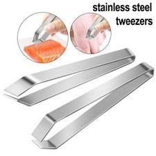 Pinzas de hueso de pescado removedor gadgets herramienta de cocina accesorios de cocina acero inoxidable