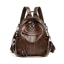 Nuevo Para mujeres Imitación Cuero Mochila Carteras Viaje Escuela Moda Bolsos de Hombro