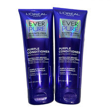 2x Champú y acondicionador L'Oreal EverPure púrpura sin sulfato de hibisco 6,8 oz