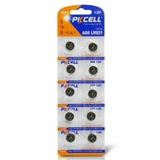 10X AG6 LR69 LR921 SR920W SR921 Alcalino 371 370 Reloj Batería Botón Celda