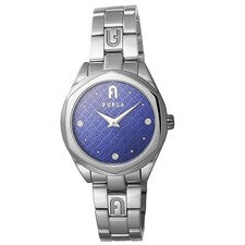 Reloj FURLA PETITE SHAPE esfera azul 33,5 mm WW00047002L1 plata para mujer