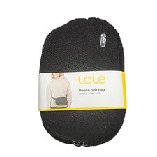 Bolso Cinturón Lole Unisex Mujer Hombre Negro Polar Talla Única