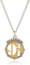 NUEVO Collar Alex and Ani Harry Potter Plataforma 9 3/4 Dos Tonos Plata Oro