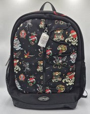 Mochila Ed Hardy Tatuaje Calavera Tigre — Nueva con Etiquetas — Precio de venta sugerido por el fabricante 78 USD