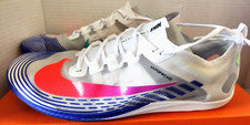 NIKE TALLA 11.5- ZOOM VICTORIA 5 XC BLANCO FLASH CARMESÍ AJ0847-101 ¡NUEVO EN CAJA!