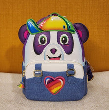 Mini Mochila Loungefly Lisa Frank Panda Pintor Cosplay NUEVA