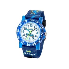 Scout Reloj Infantil Serie The It-Collection Coche Verde Azul con Correa Textil