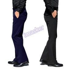 Pantalones de vestir estilo acampanado acampanado con llamaradas de campana para hombre Pantalones elásticos informales