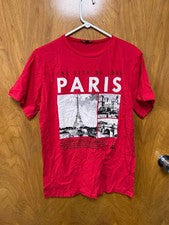 Fashion Nova - Camiseta Mujer Roja - París - Talla Grande