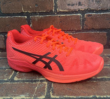 Tenis Pickleball Asics Solution Speed FF Tokyo Sunrise rojo naranja para hombre talla 10