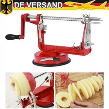 Cortador de manzanas Wiltec 3 en 1 pelador de manzanas pelador de manzanas descortezador de manzanas DHL