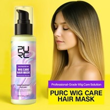 Peluca de aceite de argán PURC cuidado mascarilla capilar reparación dañada suavizante peluca nutrición profunda
