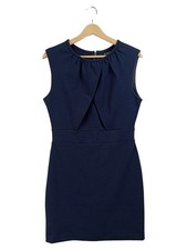 Vestido mujer MANGO azul talla 38 M business sin mangas