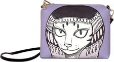 Bandolera Mujer, Gato Egipcio, Cuero Imitación PU, Bolso Moda
