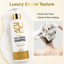 Champú nutritivo reparador frizz dañado aceite de argán tratamiento cuero cabelludo champú cuidado del cabello