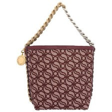 Bolso Cubo Stella Mccartney Borgoña Damas S-Wave Monograma 7B0033WP0064-6106