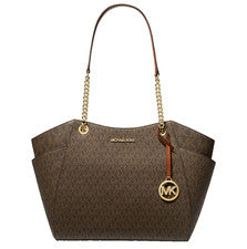 Bolso de Mano MICHAEL KORS Mujer Firma Logo Cadena de Hombro Marrón 35S4GTVT3B