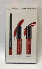 Delineador de labios contorno de labios, kit de lápiz labial brillo de labios conjunto de 3 piezas