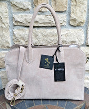 Bolso de Gamuza Anna Lou Claudia Firenze Para Mujer Nuevo con Etiquetas - Gamuza - Taupe Precio de venta sugerido por el