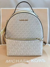 AUTÉNTICA Mochila Michael Kors Michael Kors Sheila Mediana PVC Bolso para Libros para Mujer